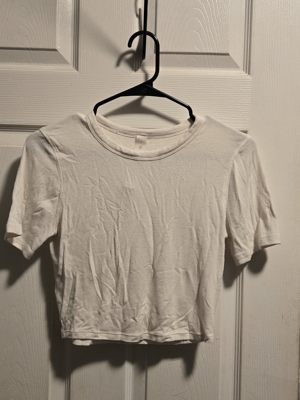 Women's White Short Sleeve Crewneck Tee - Lululemon
